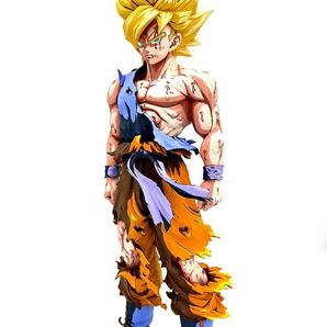 ドラゴンボール smsp 超サイヤ人 孫悟空 フィギュア リペイント DRAGONBALL figure SON GOKU supersaiyan 二次元彩色 2D toriyama akiraの画像7