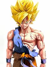 ドラゴンボール smsp 超サイヤ人 孫悟空 フィギュア リペイント DRAGONBALL figure SON GOKU supersaiyan 二次元彩色 2D toriyama akira_画像9