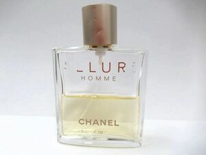 ▲▲中古品 CHANEL シャネル アリュール オム ALLURE HOMME オーデトワレ50ml EDT 残量約45％ ボトルかけ有 メンズ スプレータイプ▲▲