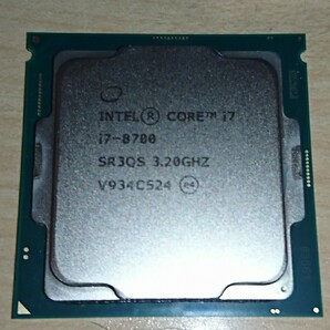 Intel Core i7 8700 LGA1151 CoffeeLake 動作確認品 (O22811)の画像1