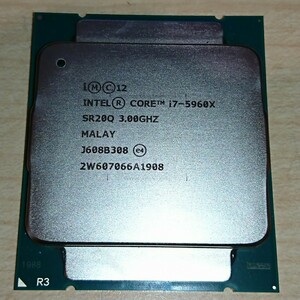 Intel Core i7 5960X LGA2011-3 Haswell-E/EP 動作確認品 (O22411)