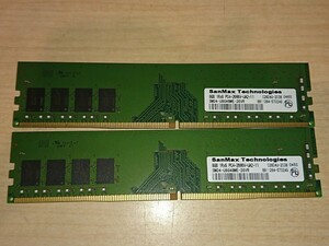 memtest OK★SanMax DDR4-2666 8GBx2 合計 16GB (O32312)