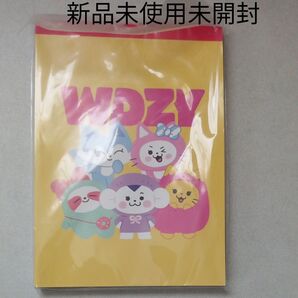 WDZY ヴィッジ メモ帳 メモ イエロー LINE FRIENDS ラインフレンズ 新品未使用未開封