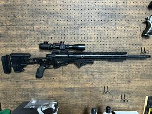 ARES XM2010 MSR338 エアコッキング　スナイパーライフル　予備パーツ付き　マガジン&ポーチ2本　　ヒューガ　スコープ　PDI シリンダー