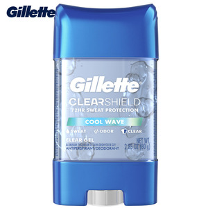ji let deodorant cool wave 107g 72 hour clear gel stick refreshing fragrance for man Gillette
