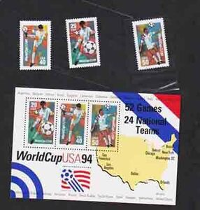 （７７１)外国切手・アメリカ・ワールドカップUSA９４年