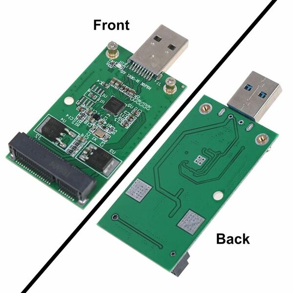 mSATA SSD ⇒ USB 3.0 アダプタ