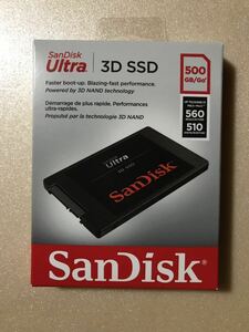 未開封 SanDisk Ultra 3D 500GB 内蔵SSD 2.5インチ サンディスク