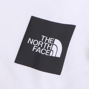 ★新品 6380円（S）THE NORTH FACE ザ ノース フェイス 長袖 ロングスリーブ 白 Square Logo Tee NT82334★の画像2