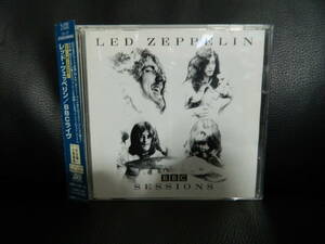 (6)　 LED ZEPPELIN　　/　　BBC SESSIONS　　 　日本盤　 　２枚組　 ジャケ、日本語解説 経年の汚れあり