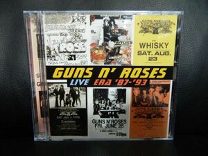 (16)　 GUNS N' ROSES /　　LIVE ERA '87 - '93　　　輸入盤　　２枚組　　ジャケ、経年の傷みあり　　