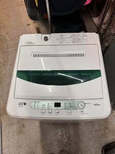 YAMADA 全自動洗濯機 YWM-T45A1 4.5kg 2018年製 洗濯機 ステンレス槽 HERBRelax ヤマダ電機 ☆ (引き取り限定)