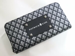 PATRICK COXパトリックコックス新品ラウンドジップメンズ長財布モノグラム箱なし