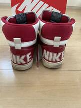 【訳あり】NIKE terminator HI ナイキ ターミネーター ハイカット 赤 白DUNK ダンクロー スニーカー AIR RETRO レトロ 26.5cm 336609-161_画像4