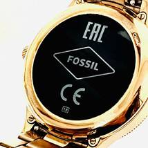 【B13856KM】稼働確認済み FOSSIL フォッシル FTW6008 スマートウォッチ ジェネレーション3 ローズゴールドカラー 箱・充電器付き 時計 _画像6