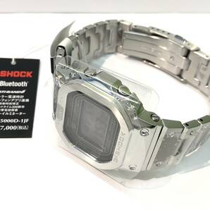 【F579AY】未使用 CASIO カシオ G-SHOCK Gショック GMW-B5000D-1JF FULL METAL 5000SERIES 電波 タフソーラー Bluetooth 箱 取扱説明書ありの画像7