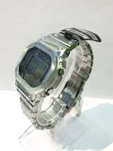 【F579AY】未使用 CASIO カシオ G-SHOCK Gショック GMW-B5000D-1JF FULL METAL 5000SERIES 電波 タフソーラー Bluetooth 箱 取扱説明書あり_画像3