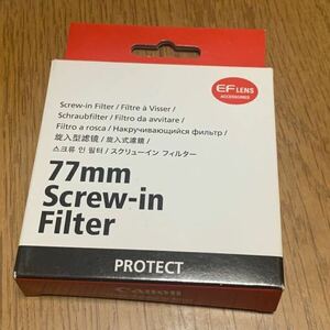 純正Canon キヤノン フィルター 77mm未使用PROTECTフィルター