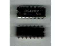 日立製_IC_HD74HC00P 2入力NAND 3個セット