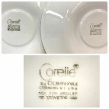 ●送料無料 良品 Corelle コレール ペア カップ&ソーサー モーニングブルー/レトロ カップ & ソーサ 2客 花柄/コーヒーカップ ティーカップ_画像10