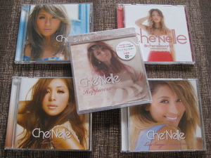 ☆Che'Nelle シェネル♪AISHITERU＋♪Luv Songs1&2＋♪@chenelleworld＋♪Happiness☆ユニバーサル☆CD＋DVD☆帯付☆5枚セット☆