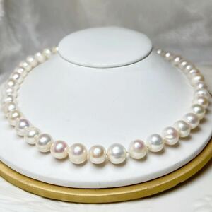 天然パールネックレス11mm 南洋パールネックレス42cm Pearl necklace jewelry