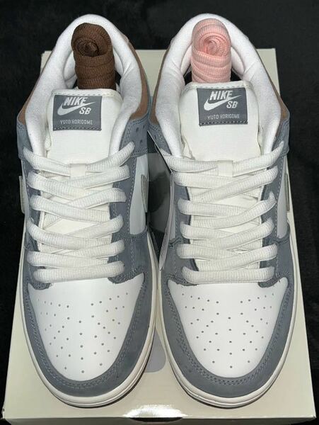 【国内正規】NIKE SB DUNK LOW PRO QS WOLF GREY US10 28.0cm ナイキ ダンク ロー プロ　堀米 雄斗 Yuto Horigome FQ1180-001 堀米ダンク