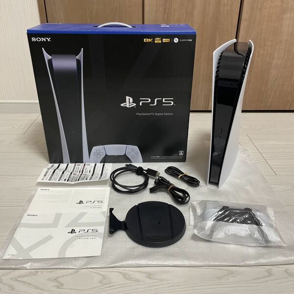 [超美品] [未使用コントローラ] 送料無料 CFI-1200B01 PS5 デジタルエディション 保証有り SONY PlayStation5 