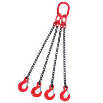 4本吊り チェーンスリング 使用荷重：3.0t チェーン径6mm リーチ長さ1.5ｍ チェーンフック　チェーンブロック スリングチェーン(4本1.5ｍ) _画像1