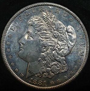 アメリカ モルガンダラー銀貨 1881年 S プルーフ
