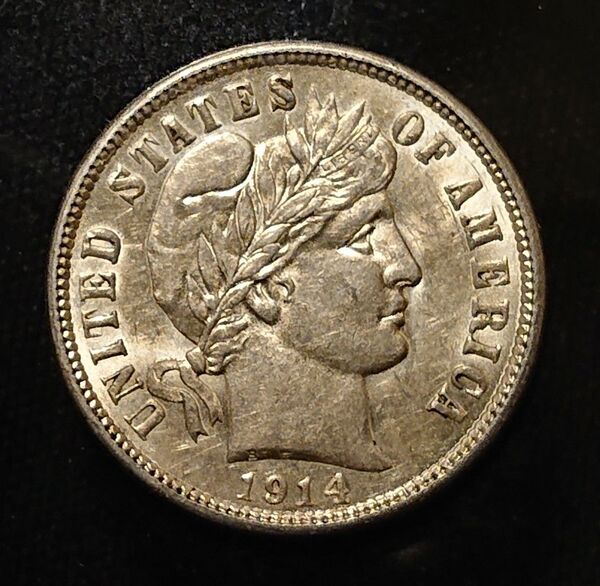 アメリカ 1DIME 1914年 D