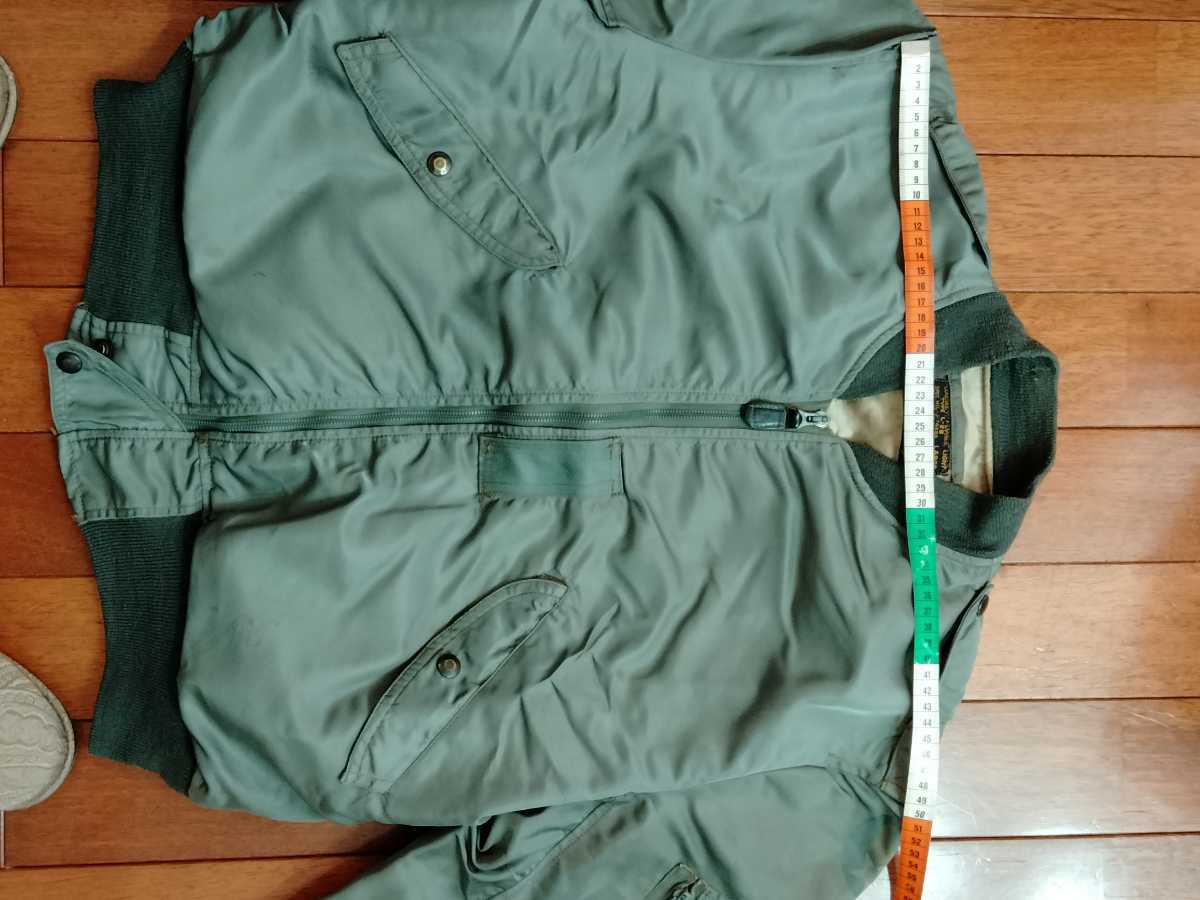 Echte Vintage L-2B Fliegerjacke, Original Vintage Größe L, Maßstabsfoto enthalten, Jacke, Jacke, Fliegerjacke, Große Größe