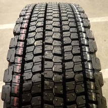 冬 新品 2023年製 4本SET 会社宛 送料無料 225/80R17.5 123/122 LT ブリヂストン W900 地山 4t 中型トラック 効き重視 人気モデル NO,E8751_画像2