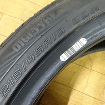 夏4本SET 会社宛 送料無料 215/45R18 89W ダンロップ エナセーブ EC202 バリ溝 SAI イプサム ウィッシュ ヴォクシー リーフ ノア NO,Z5946_画像7