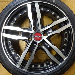 夏4本SET 会社宛 送料無料 165/50R16×5.5J 75V ブリヂストン SEIBERLING SL201 2022年製 AME シャレン XF-55 タント スペーシア NO,Z6092の画像2