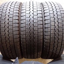 冬 6本SET 会社宛 送料無料 205/75R16 113/111 LT ダンロップ WINTER MAXX LT03 2022年製 地山 バリ溝 キャンター エルフ ダイナ NO,E6852_画像4