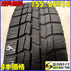 冬4本SET 会社宛 送料無料 155/65R14 75Q オートバックス ノーストレック N3i 2021年製 ピクシス N-BOX モコ ムーブ アルト ミラ NO,E8429