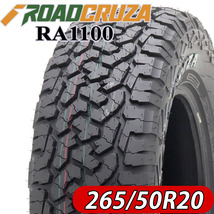 2023年製 新品 4本価格 会社宛 送料無料 265/50R20 夏 ROADCRUZA RA1100 ホワイトレター OWL ランクル FJクルーザー チェロキー NO,SH341_画像1