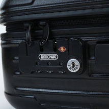 中古リモワRIMOWA SALSA ポリカーボネート　キャリーケース　ブランド 851.52.01 ブラック系　 ランク：AB us-2_画像8