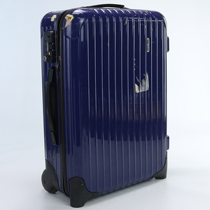 中古リモワRIMOWA サルサ ポリカーボネート　ブランド 857.52 ブルー系　 ランク：AB us-2