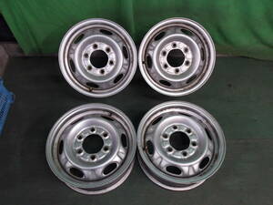 * wheel NISSAN original 15×5.5J PCD139.7 6H silver / iron 4ps.@15 -inch Caravan 