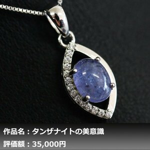 【1円新品】イケゾエガレ｜1.00ct 天然タンザナイト ダイヤモンド K14WGネックレス｜作家モノ｜本物保証｜NGL鑑別対応