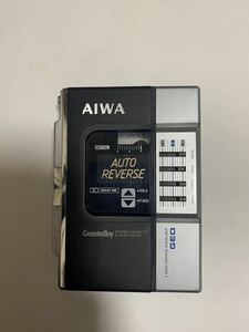 ポータブルカセットプレーヤー　AIWA　HS-P10　アイワ　カセットボーイ 再生　ウォークマン　CASETTO BOY　STEREO CASSETTE PLAYER テープ