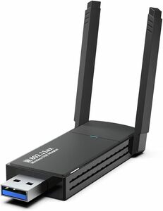 eppfun WF06 無線lan 子機 WiFi 6 USB 3.0 無線lanカード、2.4G/5G デュアルバンド 超高速通信 802.11ac