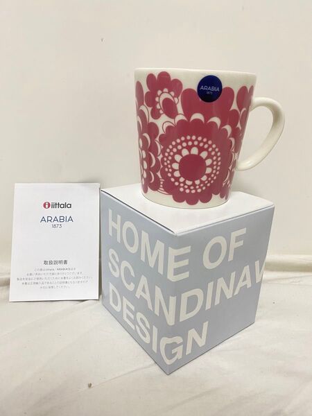 新品未使用 iittala イッタラ マグカップ ARABIA アラビア Esteri ラズベリー フィンランド
