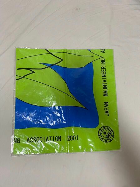 新品　JMA (JAPAN MAUNTAINEERING Association) 日本山岳協会　2001 バンダナ/ハンカチ