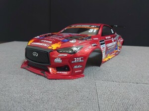 SHIBATA DRIFT RACING TEAM　【D1GP 2023 蕎麦切広大選手仕様！】「SHIBATA INFINITI Q60」1/10ドリフト専用ボディ【新品・送料無料】