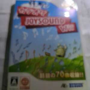 カラオケJOYSOUND Wii (ソフト単品)取扱説明書なし。盤面ギスあり