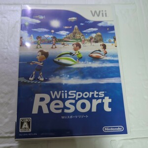 Wiiソフト Wiiスポーツリゾート取扱説明書なし。盤面にすりきずがあります。動作未確認です。