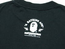 超美品・激レア★A BATHING APE エイプ★ラインストーン入り クラウン冠 Tシャツ★ブラック★M★BAPE_画像6